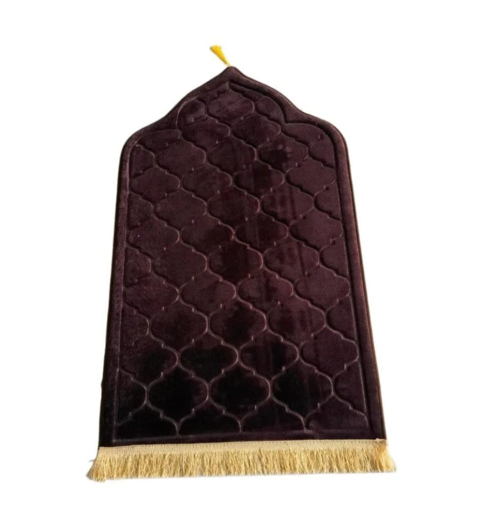 LUXURY PRAYING MAT ( BROWN )