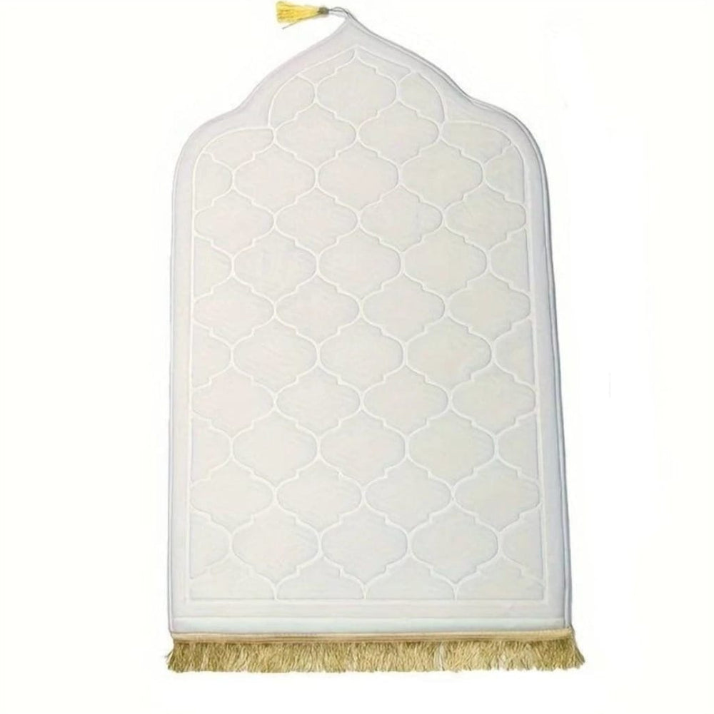 LUXURY PRAYING MAT ( WHITE )
