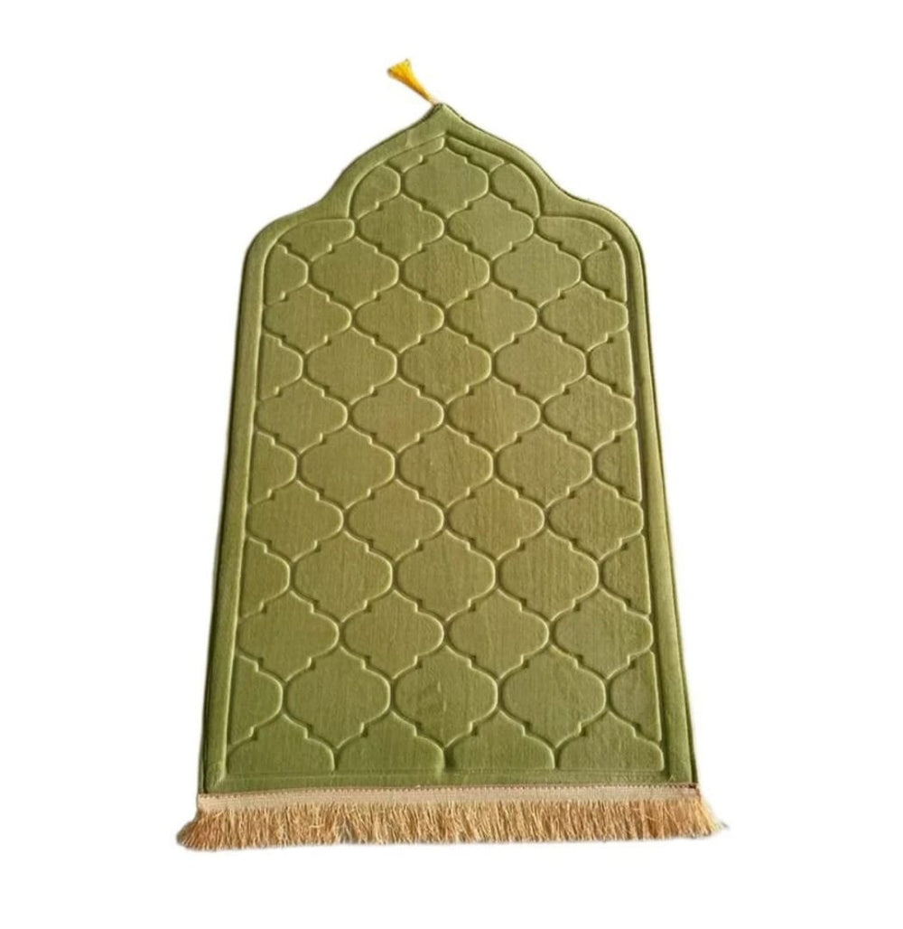 LUXURY PRAYING MAT ( GREEN )
