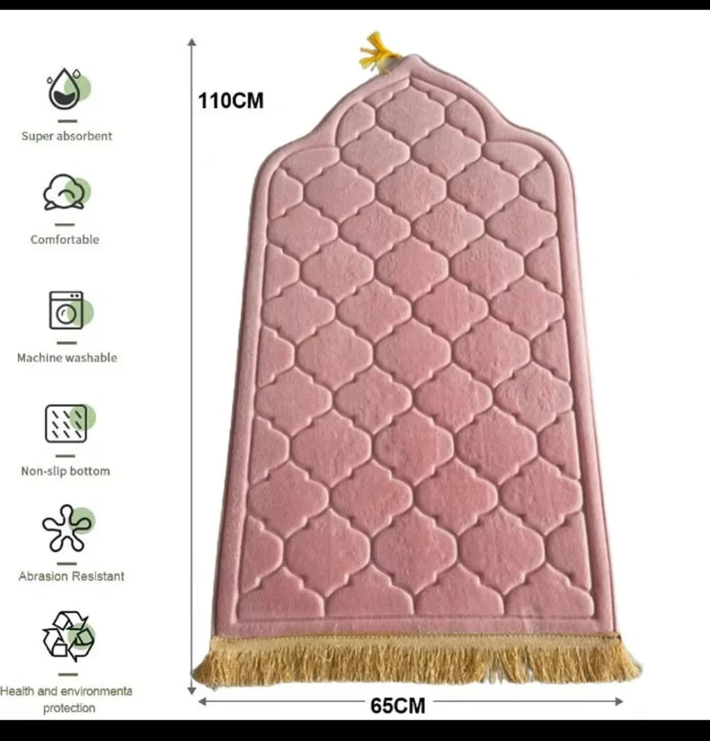 LUXURY PRAYING MAT ( PINK )