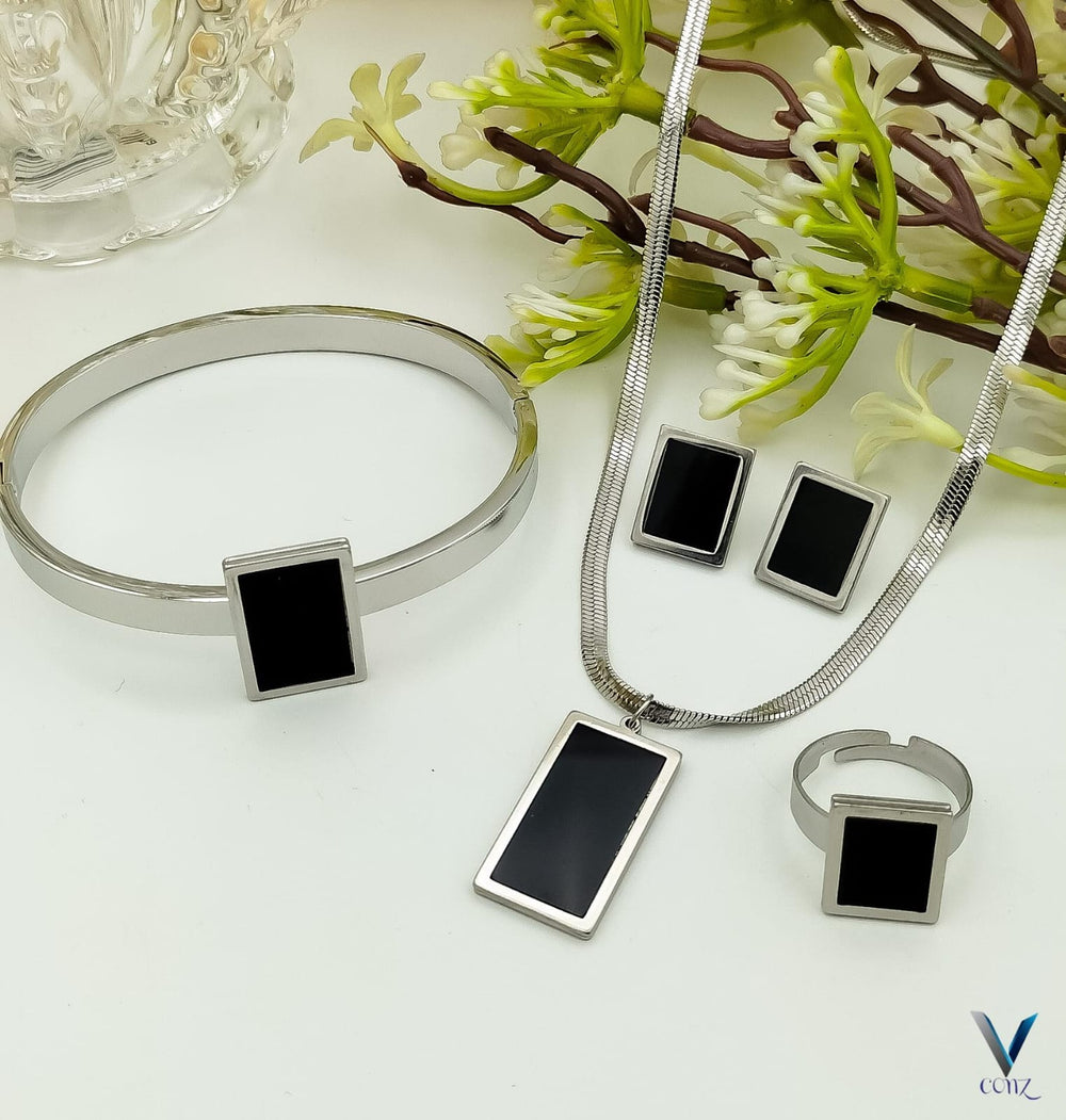 Obsidian Grace Charm Set