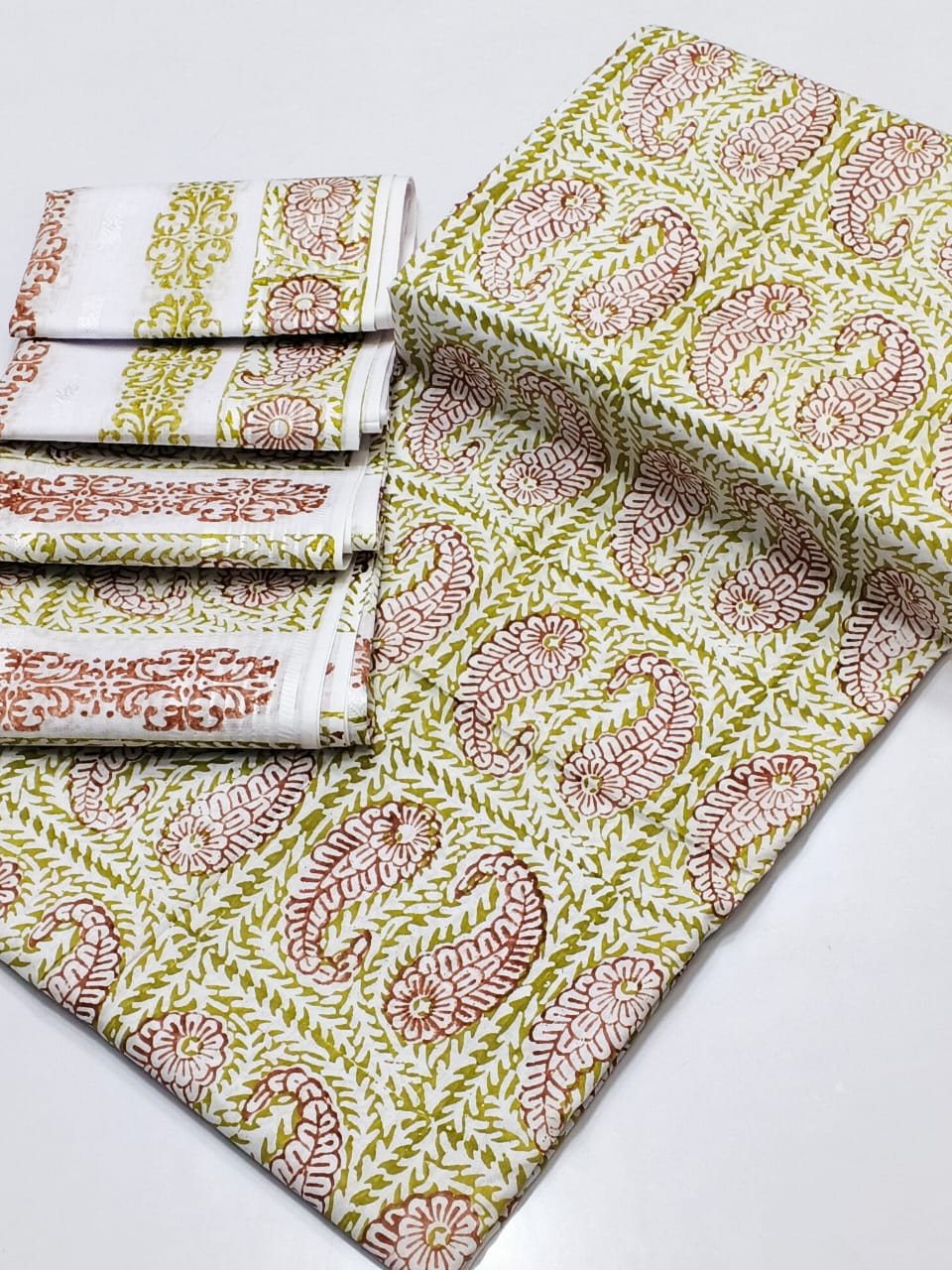 Block Printed Two Piece Lawn - Unstitched